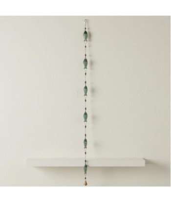 Colgante Decorativo Pez de Metal para Pared - Diseño Estilo India - Ideal para Hogar y Oficina - Regalo Original