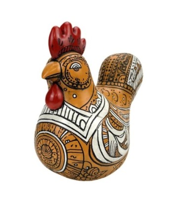 Gallo Decorativo de Resina para Jardín o Hogar, Figura Original de Gallina, Adorno de Estilo Rústico para Interiores