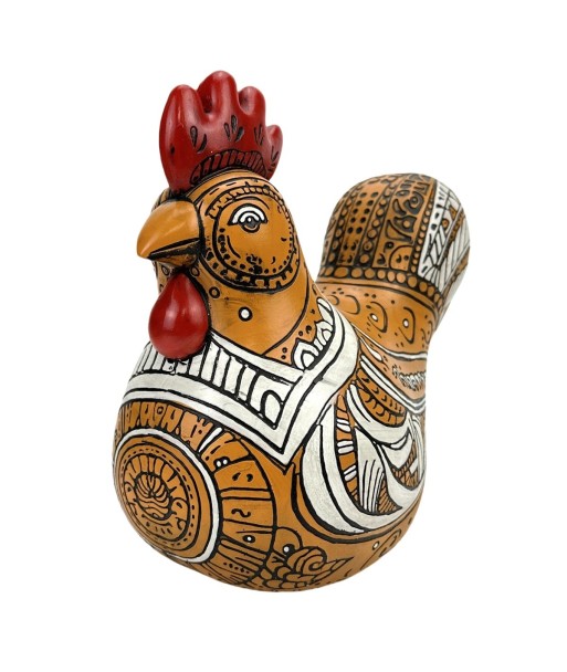 Gallo Decorativo de Resina para Jardín o Hogar, Figura Original de Gallina, Adorno de Estilo Rústico para Interiores
