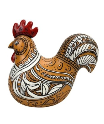 Gallo Decorativo de Resina para Jardín o Hogar, Figura Original de Gallina, Adorno de Estilo Rústico para Interiores