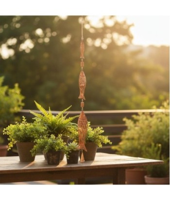 Colgante Decorativo de Peces de Madera Hecho a Mano, Diseño Estilo India, Ideal para Decoración del Hogar