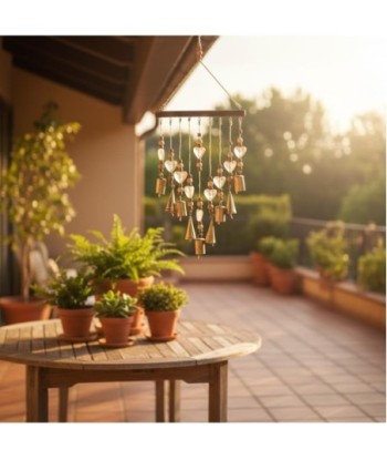 Colgante Móvil Corazones Decorativo de Madera - Ideal para Decoración de Interiores y Regalos Originales