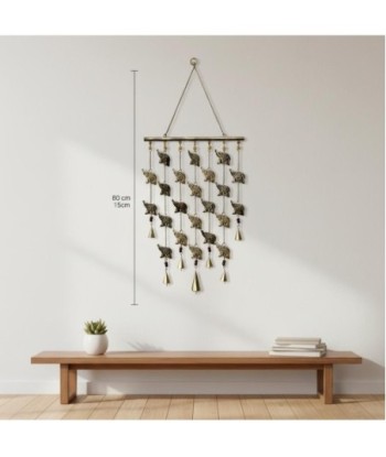 Móvil Elefante Decorativo Colgante - Arte de Pared Estilo India para Hogar - Ideal Regalo Original y Único