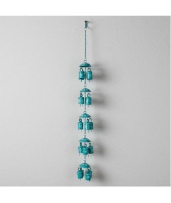 Decoración Colgante Móvil de Campanas Estilo India, Ideal para Jardines y Hogares, Sonido Relajante y Diseño