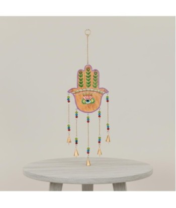 Colgante Decorativo Móvil Mano de Fátima para Hogar, Amuleto de Protección y Buena Suerte, Decoración Estilo