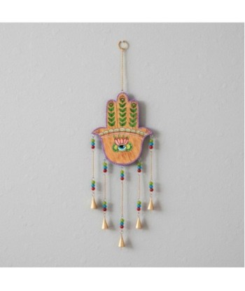 Colgante Decorativo Móvil Mano de Fátima para Hogar, Amuleto de Protección y Buena Suerte, Decoración Estilo