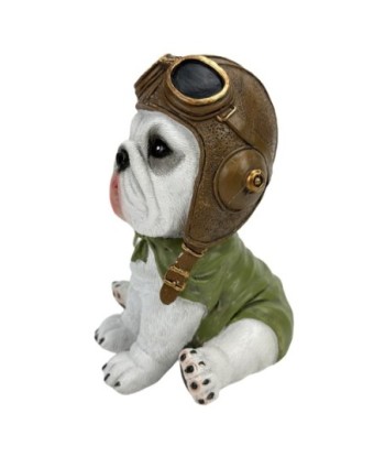 Figura de Perro Piloto Decorativa en Resina para Hogar, Adorno de Mascota Ideal para Amantes de los Animales