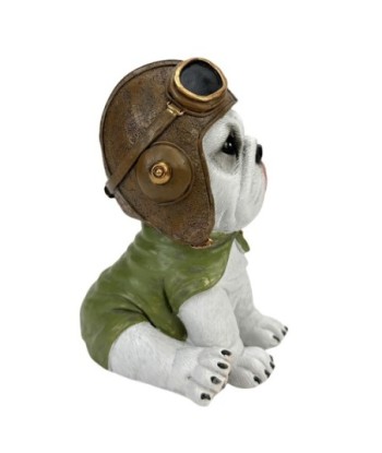 Figura de Perro Piloto Decorativa en Resina para Hogar, Adorno de Mascota Ideal para Amantes de los Animales