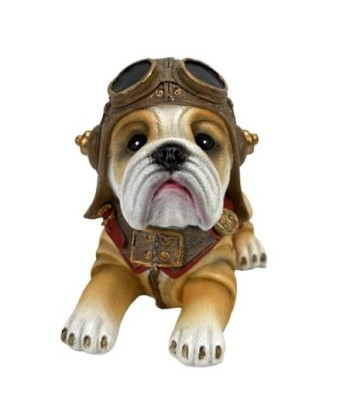 Figura de Perro Piloto Decorativa para Hogar, Adorno de Resina, Regalo Original para Amantes de los Animales