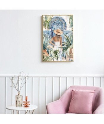 Cuadro Decorativo Mujer Arte Moderno para Pared, Juego de 2, Ideal para Sala de Estar, Dormitorio, Oficina, Regalo