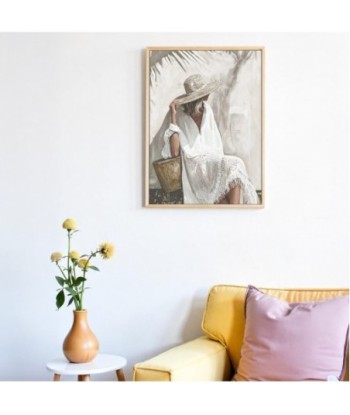 Cuadro Decorativo Moderno Mujer, Juego de 2, Arte de Pared Contemporáneo, Decoración para Hogar y Oficina