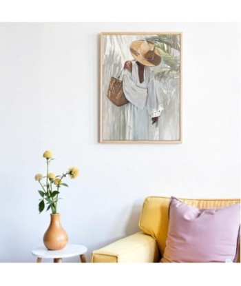 Cuadro Decorativo Moderno Mujer, Juego de 2, Arte de Pared Contemporáneo, Decoración para Hogar y Oficina