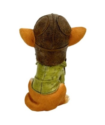 Figura de Perro Piloto Decorativa en Resina para Hogar, Regalo Original y Adorno Bohemio
