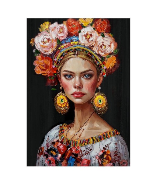 Cuadro Decorativo Mujer Contemporáneo para Pared, Arte Moderno para Salón, Dormitorio, Oficina, Decoración Interior