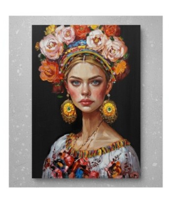 Cuadro Decorativo Mujer Contemporáneo para Pared, Arte Moderno para Salón, Dormitorio, Oficina, Decoración Interior