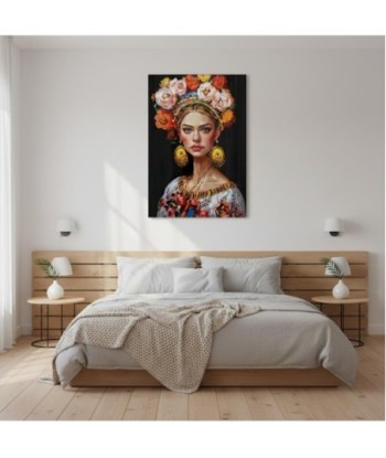 Cuadro Decorativo Mujer Contemporáneo para Pared, Arte Moderno para Salón, Dormitorio, Oficina, Decoración Interior