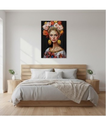 Cuadro Decorativo Mujer Contemporáneo para Pared, Arte Moderno para Salón, Dormitorio, Oficina, Decoración Interior