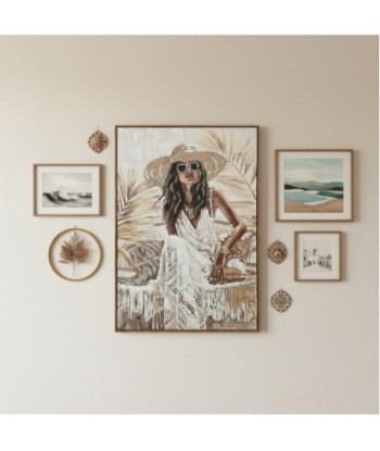 Cuadro Decorativo Moderno para Pared - Arte Contemporáneo Mujer - Pintura Abstracta para Sala, Dormitorio, Oficina