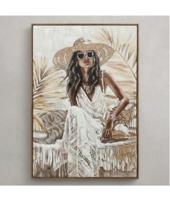 Cuadro Decorativo Moderno para Pared - Arte Contemporáneo Mujer - Pintura Abstracta para Sala, Dormitorio, Oficina