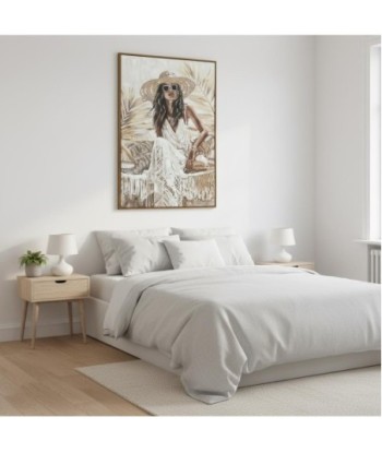 Cuadro Decorativo Moderno para Pared - Arte Contemporáneo Mujer - Pintura Abstracta para Sala, Dormitorio, Oficina