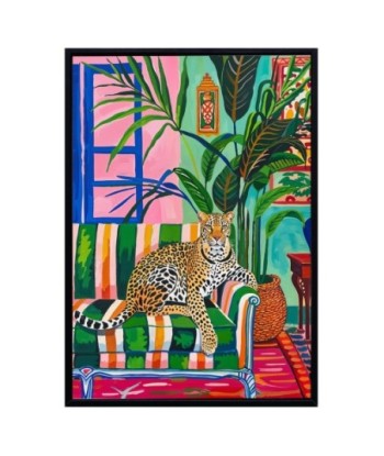Cuadro Decorativo Mujer y Tigre - Arte de Pared Moderno - Set de 2 Piezas - Ideal para Hogar u Oficina