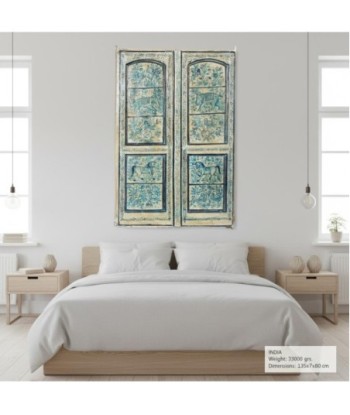 Cuadro Decorativo Estilo Puertas Antiguas, Arte de Pared Vintage, Diseño Exclusivo para Hogar, Decoración Moderna,