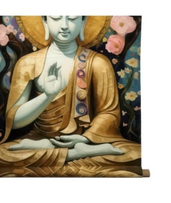 Lienzo Enrollable Buda Decorativo - Arte Mural Oriental para Hogar - Cuadro de Pared Inspirador y Relajante