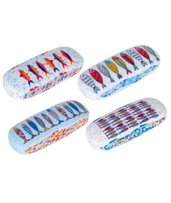 Estuche para Gafas de Peces Trencadis, Accesorio Náutico, Ideal para Viajes y Regalos Originales, Diseño Colorido