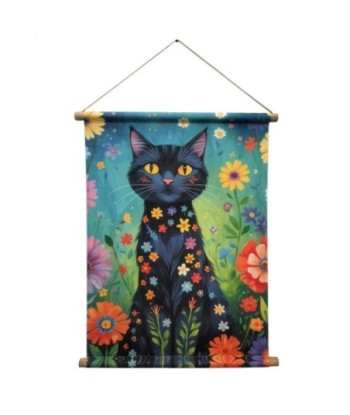 Arte de Pared Gato Enrollable - Decoración Moderna para Hogar - Lienzo Impreso de Alta Calidad - Regalo Ideal