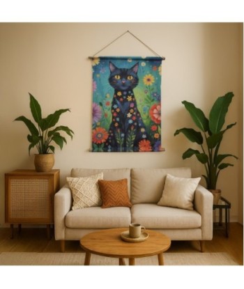 Arte de Pared Gato Enrollable - Decoración Moderna para Hogar - Lienzo Impreso de Alta Calidad - Regalo Ideal
