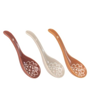 Set de Cucharas de Cerámica para Repostería, Cocina y Decoración, Diseño Bohemio, Ideal para Postres y Salsas