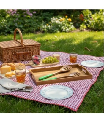 Set de Cuchara y Tenedor de Madera de Acacia para Cocina, Ideal para Servir Ensaladas y Platos, Diseño Ergonómico