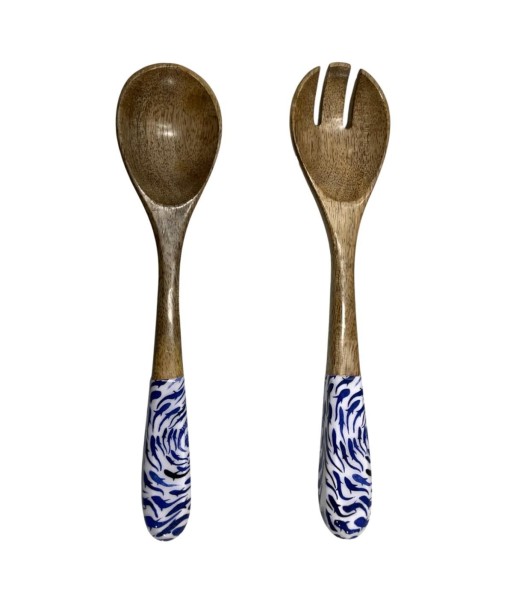 Set de Cubiertos Peces para Cocina, Diseño Original, Ideal para Regalo, Incluye Cuchara y Tenedor, Estilo Marinero