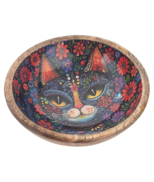 Cuenco de Madera para Gato, Comedero Elevado Antideslizante, Diseño Moderno para Mascotas, Ideal para Comida