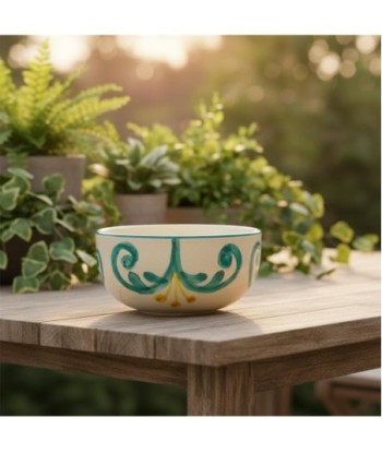Cuenco Decorativo de Cerámica para Cocina y Comedor, Bol de Diseño Bohemio, Ideal para Frutas, Ensaladas, Snacks