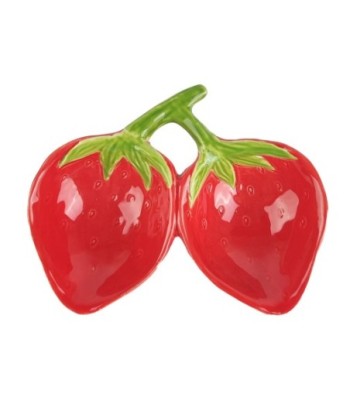 Cuenco de Porcelana para Fresas, Ideal para Postres, Ensaladas y Decoración, Diseño Bohemio, Resistente y Elegante