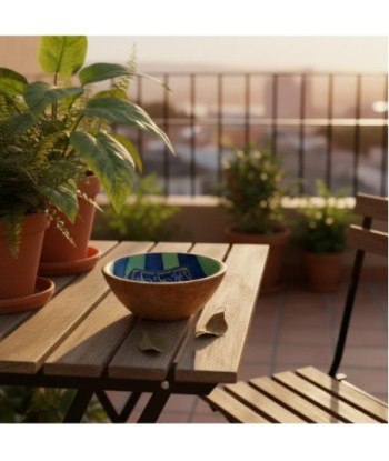 Cuenco Decorativo de Madera con Diseño de Sardinas para Cocina y Hogar, Ideal para Servir, Decorar y Organizar