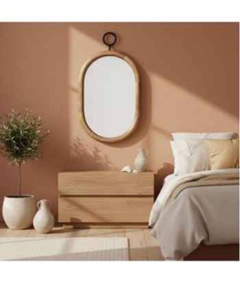 Espejo Decorativo Pequeño para Pared, Diseño Moderno, Ideal para Baño, Dormitorio, Decoración de Hogar y Oficina