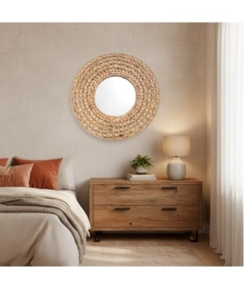 Espejo Decorativo Redondo 45cm Diseño Natural para Pared, Ideal para Salón, Dormitorio, Baño, Estilo Moderno Espejo Decorativo Redondo 45cm Diseño Natural para Pared, Ideal para Salón, Dormitorio, Baño, Estilo Moderno