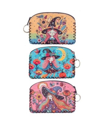 Monedero Bruja Multicolor con Expansión, Ideal para Regalos Creativos y Accesorios de Moda, Diseño Único y Funcional