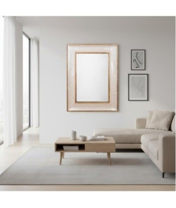 Espejo Decorativo de Pared con Diseño Elegante para Salón, Dormitorio, Baño - Ideal para Decoración Moderna y