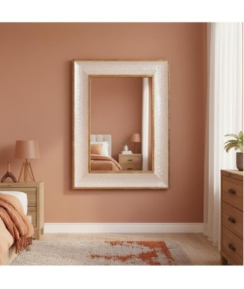 Espejo Decorativo de Pared con Diseño Elegante para Salón, Dormitorio, Baño - Ideal para Decoración Moderna y