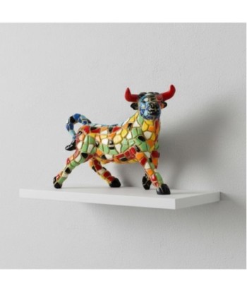 Figura Decorativa Toro Pop Art, Escultura de Animales, Arte Moderno para Hogar, Estilo Contemporáneo, Regalo