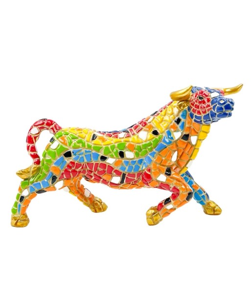 Figura Decorativa Toro Pop Art - Diseño Colorido y Moderno para Decoración de Hogar - Ideal para Regalizar -