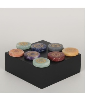Piedras de Chakra 7 Unidades - Energía, Meditación, Relajación, Armonía, Equilibrio, Sanación Espiritual, Terapia