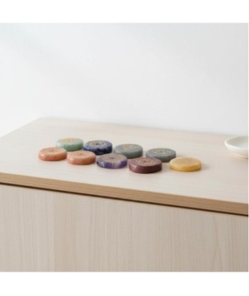 Piedras de Chakra 7 Unidades - Energía, Meditación, Relajación, Armonía, Equilibrio, Sanación Espiritual, Terapia