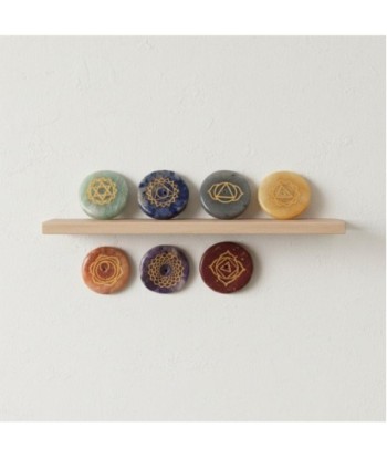 Piedras de Chakra 7 Unidades - Energía, Meditación, Relajación, Armonía, Equilibrio, Sanación Espiritual, Terapia