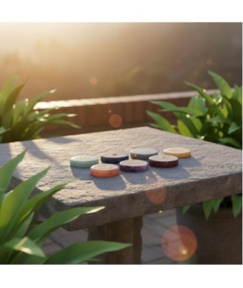 Piedras de Chakra 7 Unidades - Energía, Meditación, Relajación, Armonía, Equilibrio, Sanación Espiritual, Terapia