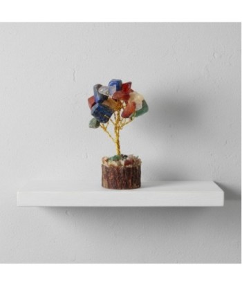 Árbol de la Vida Chakra con Piedras Preciosas, Decoración Espiritual, Energía Positiva, Figuras de Sobremesa