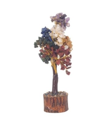 Árbol de la Vida Chakra con Piedras Preciosas Naturales para Energía Positiva y Armonía Espiritual